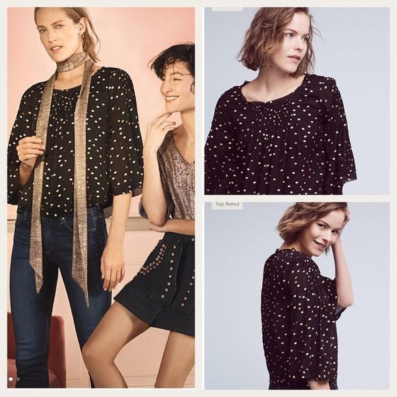 ANTHROPOLOGIE Everafter Blouse - Picture 1 of 5